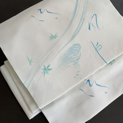名古屋帯　絽　夏帯　ワンタッチ　作り帯　マジックテープ　お太鼓　付け帯 名古屋帯 夏帯 絽 ワンタッチ 作り帯 マジックテープ お太鼓