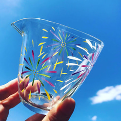縁起物♪花火柄の片口 ♡プレゼントにも♡ グラス 見谷若葉 通販