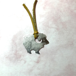 純銀のしおり　羊　メリノ 2枚目の画像