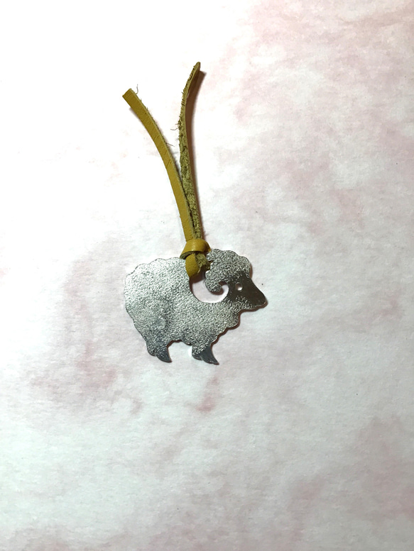 純銀のしおり　羊　メリノ 2枚目の画像