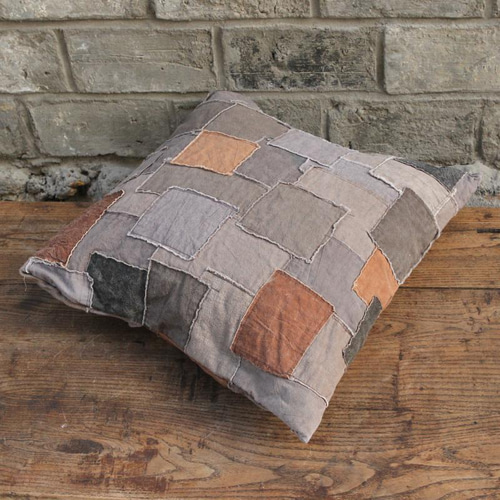 45x45 ビンテージ 藍染 襤褸 リメイク クッションカバー ボロ 2 45x45 ビンテージ 藍染 襤褸 リメイク クッションカバー ボロ 2