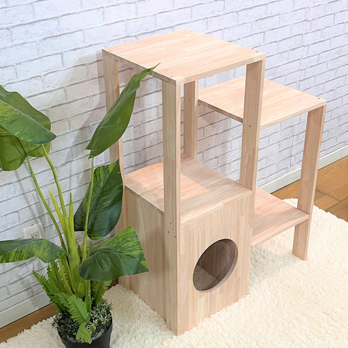 【新品未使用】キャットタワー シェルフ 4段 猫 家具 撥水加工あり 組立簡単 Amazon.co.jp: キャットタワー シェルフ 4段 猫 家具 撥水加工