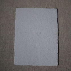 廃棄物再生紙手漉き紙四角はがきカード8色50枚 7枚目の画像