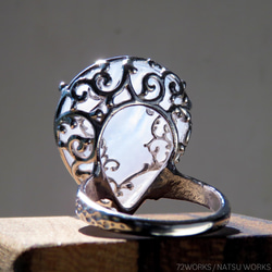 ブルーレースアゲート リング / Blue Lace Agate Ring 4枚目の画像