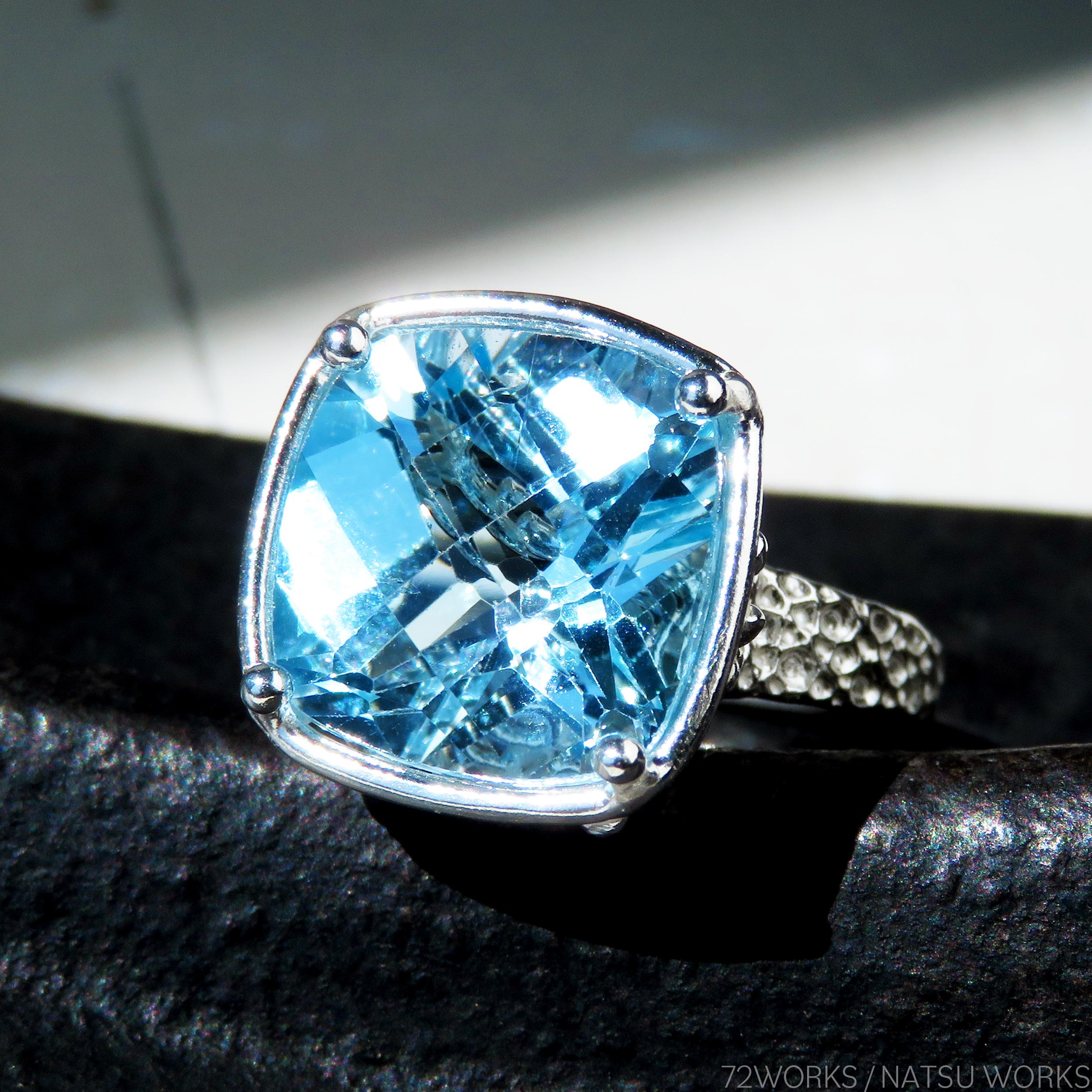 ブルートパーズリング / Blue Topaz Ring