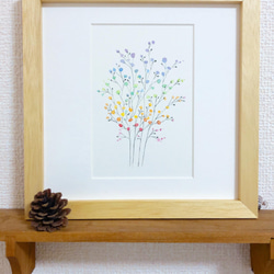 淡い幻想きのこの水彩(原画) 淡い幻想きのこの水彩(原画)