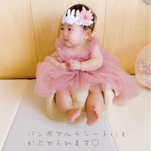 ミルクティカラーのワッフル生地バンボカバー 雑貨・その他  