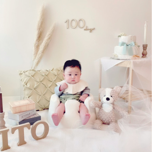 オフホワイトカラーのワッフル生地バンボカバー 雑貨・その他  