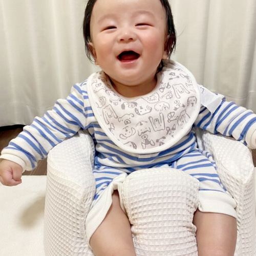 オフホワイトカラーのワッフル生地バンボカバー 雑貨・その他  