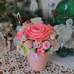 石鹸の香り咲くバラと花の特別なギフト・ソープカービング・石鹼彫刻 7枚目の画像