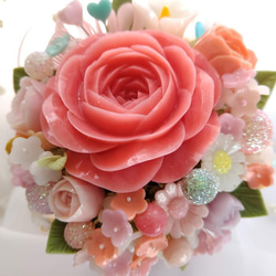 石鹸の香り咲くバラと花の特別なギフト・ソープカービング・石鹼彫刻 3枚目の画像