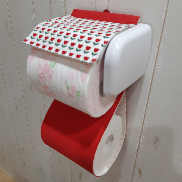 トイレットペーパーホルダーカバー*handmade* トイレットペーパーホルダーカバー | iichi 日々の暮らしを