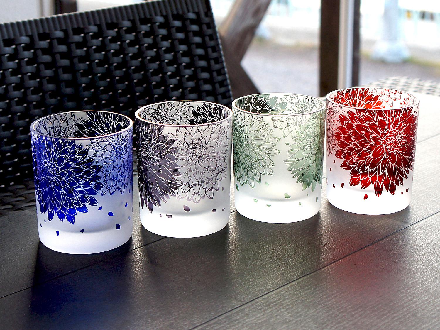 ダリア彰蘭グラス