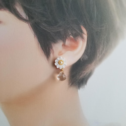 マーガレット ピアス（スタッド・一粒） の人気通販｜Creema(クリーマ