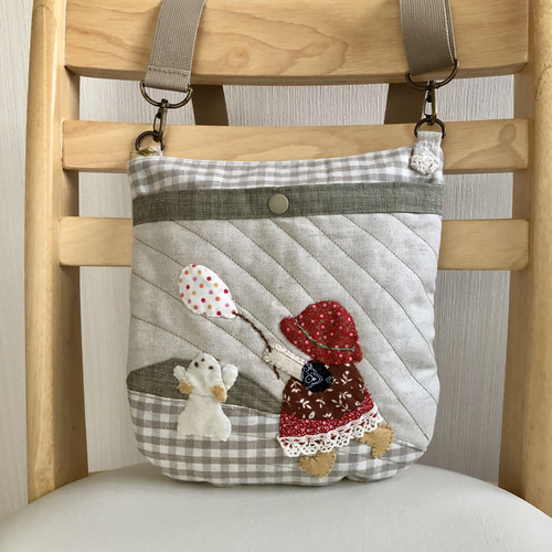 CHANEL シャネル パッチワーク ショルダーバッグ デニム ブルー