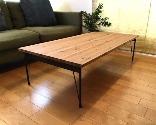 あんまん様オーダー分 折りたたみローテーブル W90×D60×H40 ロー