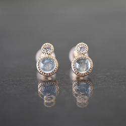 アクアマリン ピアス（スタッド・一粒） の人気通販｜Creema  