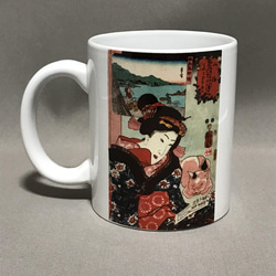歌川国芳 さんかいめでたいずえ 山海めでたいづゑ はやくきめたい マグカップ 3枚目の画像