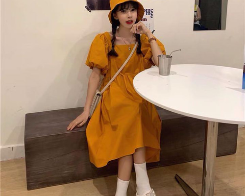 Suger 2022 ワンピース 夏 レディース 帽子つき 白 黒 青 黄