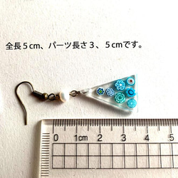 SALE ♪ Millefiori 耳環和耳環 第3張的照片
