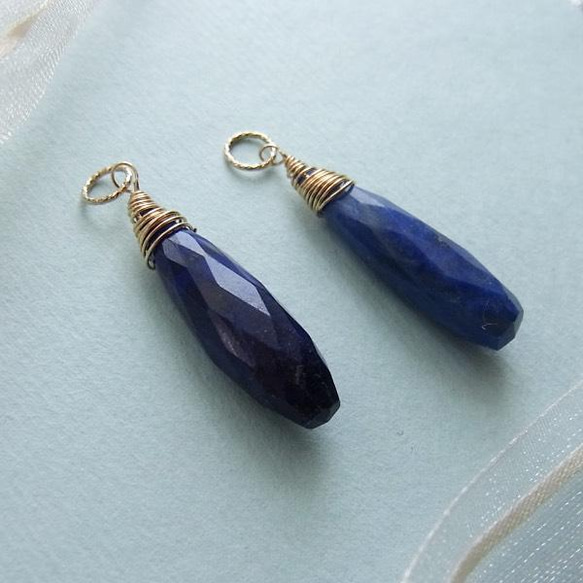 【SALE】ラピスラズリのペンダントトップ 1枚目の画像