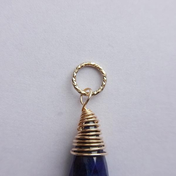 【SALE】ラピスラズリのペンダントトップ 6枚目の画像