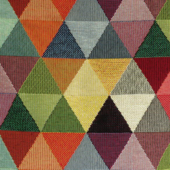 【vistosa(ﾋﾞｽﾄｰｻ)】スペイン生地 ハンドバッグ トートバッグ（トライアングル） 6枚目の画像