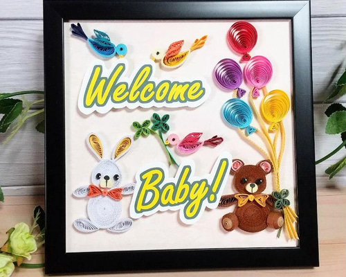 ❤️ご注文専用ページ❤️ ❤︎ペーパークイリング❤︎ welcome frame NK craft (@nk_craft) · Setagaya-ku, Tokyo