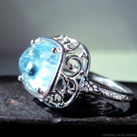 アクアマリンリング / Aquamarine Ring 7枚目の画像