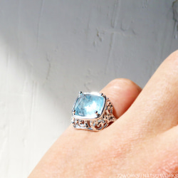 アクアマリンリング / Aquamarine Ring 5枚目の画像