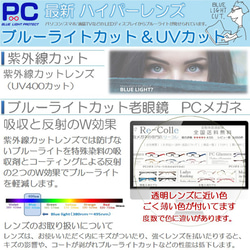 クリップオン 跳ね上げ式 PCメガネ 老眼鏡 ブルーライトカット おしゃれ 軽い はねあげ ハネ上げ レンズの上げ下げ 13枚目の画像