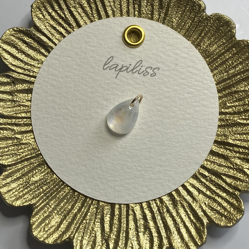 k18 レインボームーンストーン ペンダントチャーム ペンダントトップ