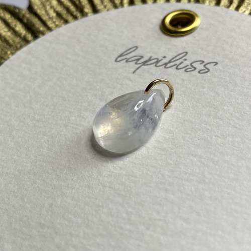 k18 レインボームーンストーン ペンダントチャーム ペンダント