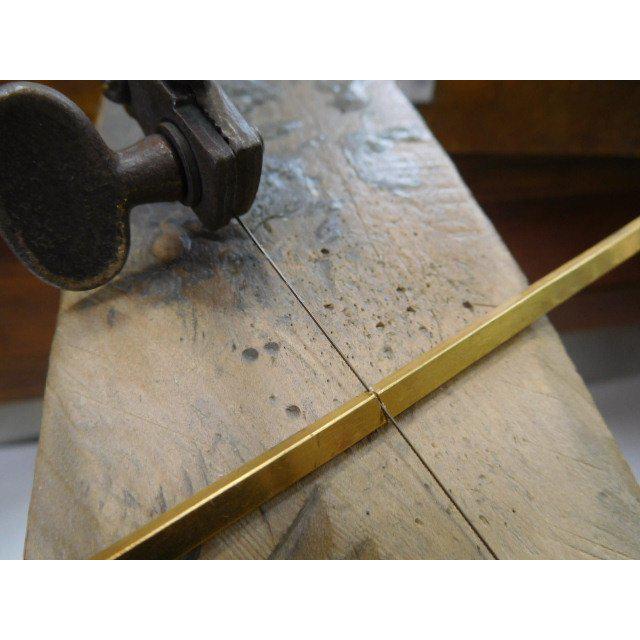 鍛造 結婚指輪 純金 24金 k24 幅広い 槌目 平打ち リング 幅5mm くすみ加工