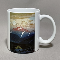 吉田博　マグカップ4個セット　剱山の朝、光る海、穂高山、河口湖 4枚目の画像
