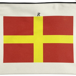 船舶　国際信号旗　R旗　サコッシュ 2枚目の画像