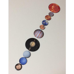 太陽系惑星 缶マグネット10個と缶バッジ10個のセット 7枚目の画像