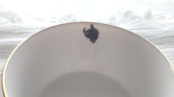 黒猫のケーキ屋さんカップ＆ソーサーとプレートセット 5枚目の画像