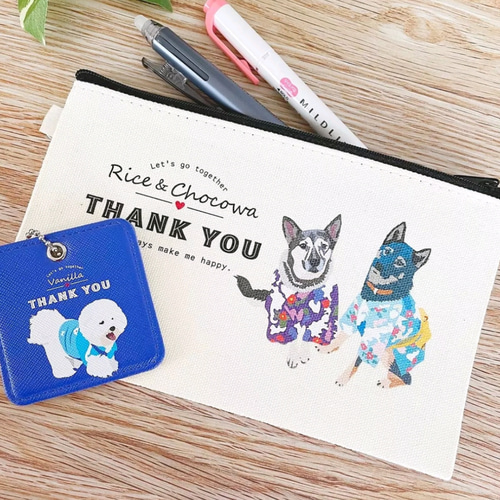 うちの子グッズ フェイクレザーキーホルダー /オーダーメイド/ ペット