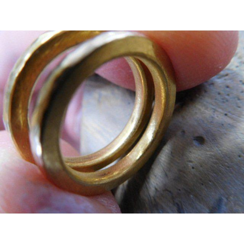 K18 甲丸-One マット リング | リング | UYEDA JEWELLER ONLINE SHOP