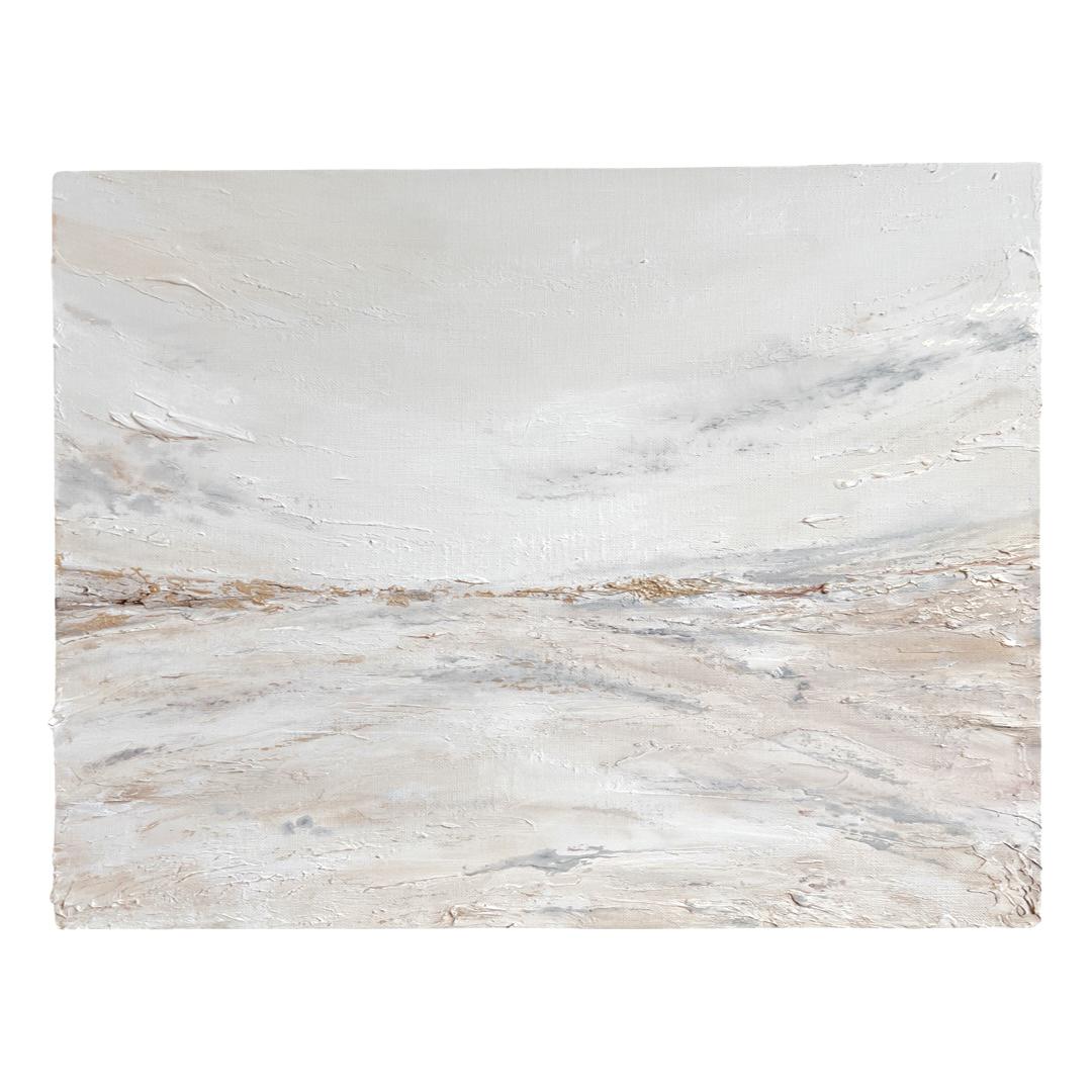 DUNE - 白　シンプル　絵画　インテリア　アート　モノトーン　モダン　おしゃれ　ホワイト　アイボリー　絵