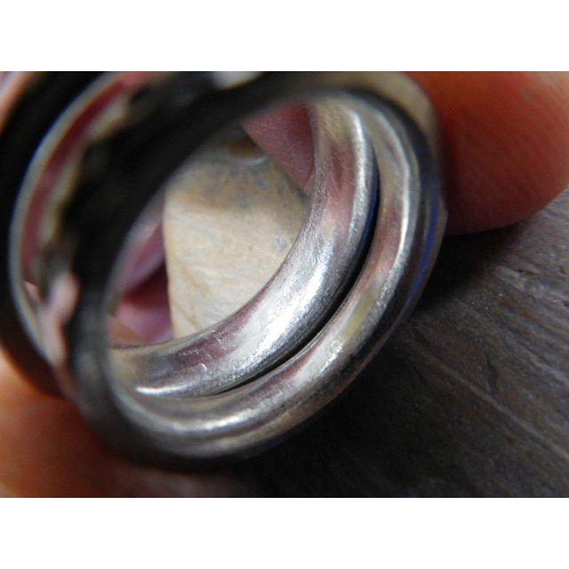 鍛造 結婚指輪 プラチナ1000 純プラチナ プラチナ999 槌目 平打ち リング 女性4mm 男性5.5mm