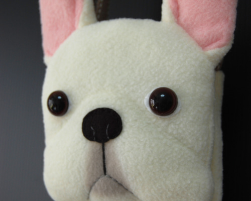 ★ハンドメイド★ ふわくた赤ちゃん フレンチブルドッグ ぬいぐるみ ホワイト bc66edeb82fdec0b867a18ad766473