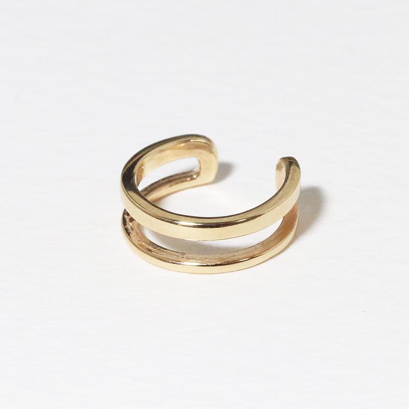 k10　イヤカフ　イヤーカフ　シンプル　ライン　連なる　可愛い　オシャレ　ノンホールピアス