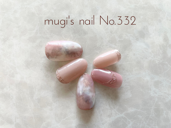 【1点限り】ネイルチップ N332 ニュアンスネイル nail ジェルネイル 2枚目の画像