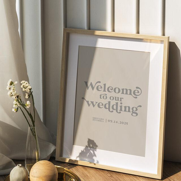 ウェルカムボード │ウェディング 結婚式 3枚目の画像