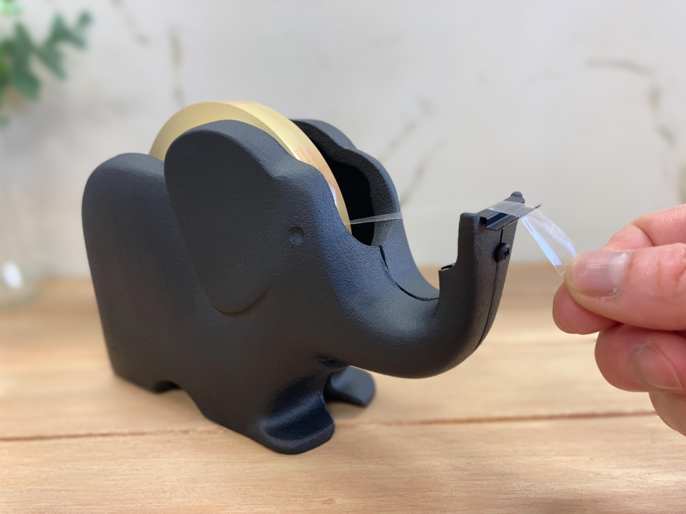 南部鉄器　象さん型テープカッター 南部鉄器　象さん型テープカッター