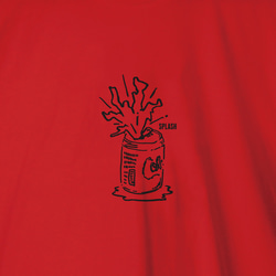 「缶」splashTシャツ 1枚目の画像
