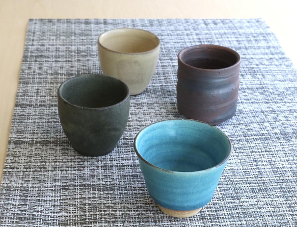 ぐい呑み 4客組 福袋セット組 おちょこ・ぐい呑み・徳利 大阪/南堀江