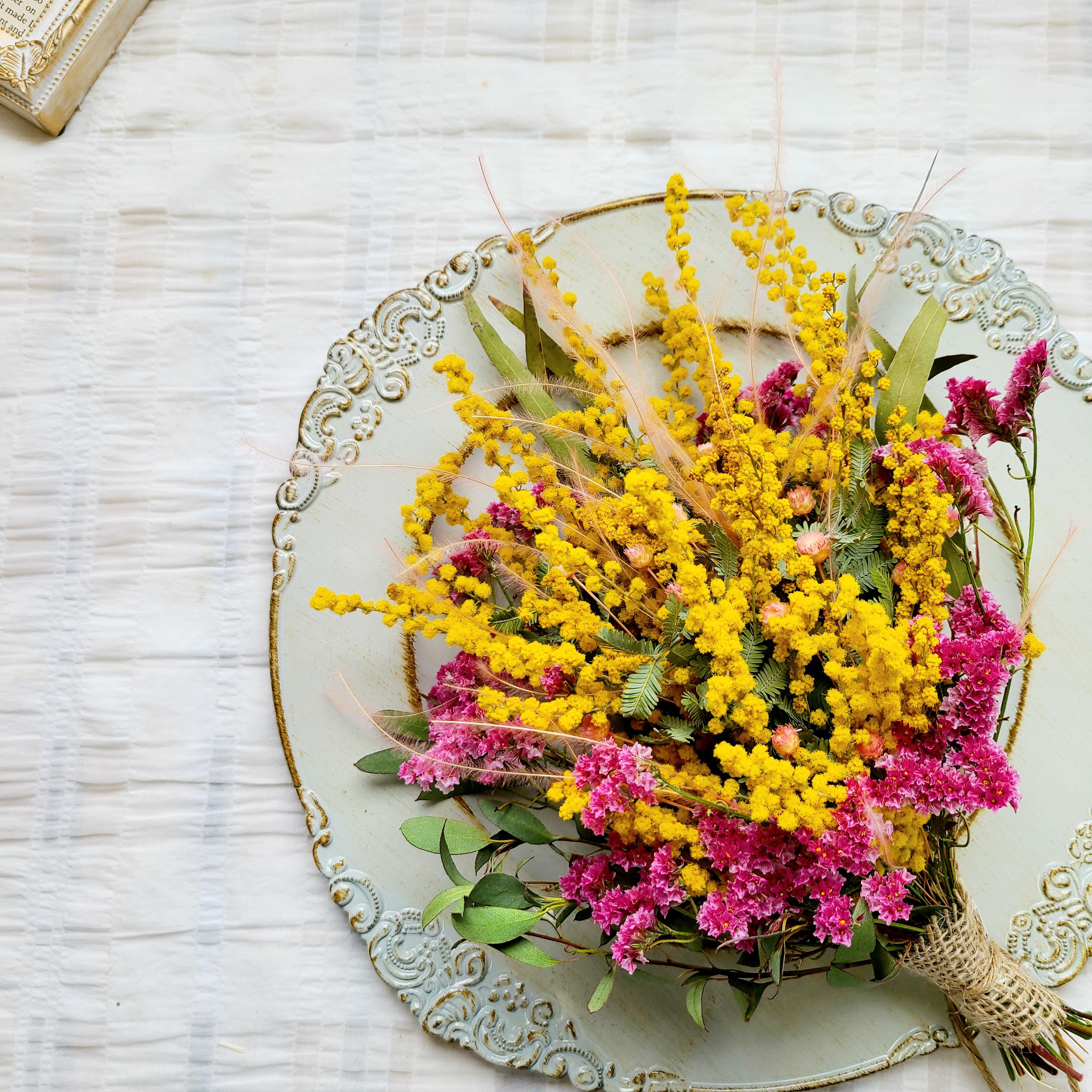 6.ミモザスワッグ ドライフラワー スワッグ ミモザ ミモザスワッグ プレゼント